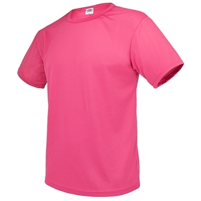 Camiseta de Poliéster en Color Fucsia Formato Fucsia